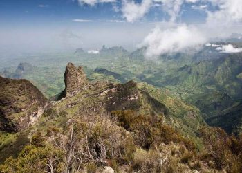 Highest peak in Ethiopia Ras Dashen
