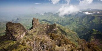 Highest peak in Ethiopia Ras Dashen