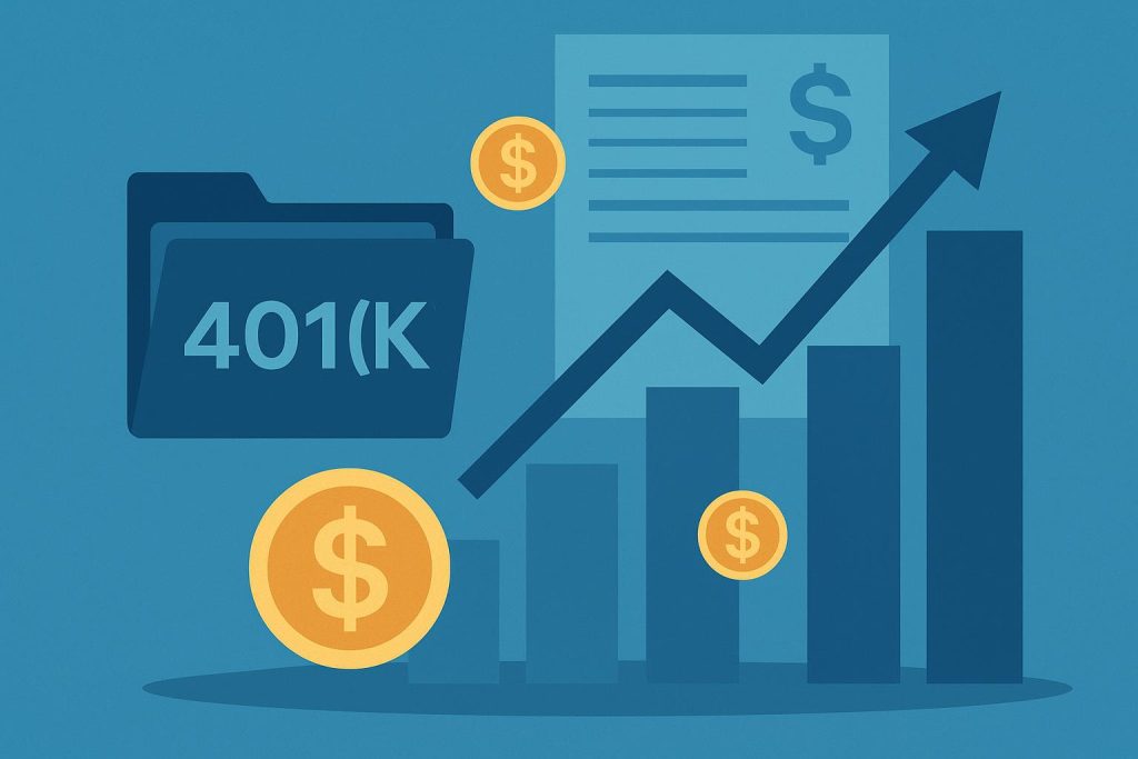 401k plan leadership concept illustrating growth, strategy, and financial insight