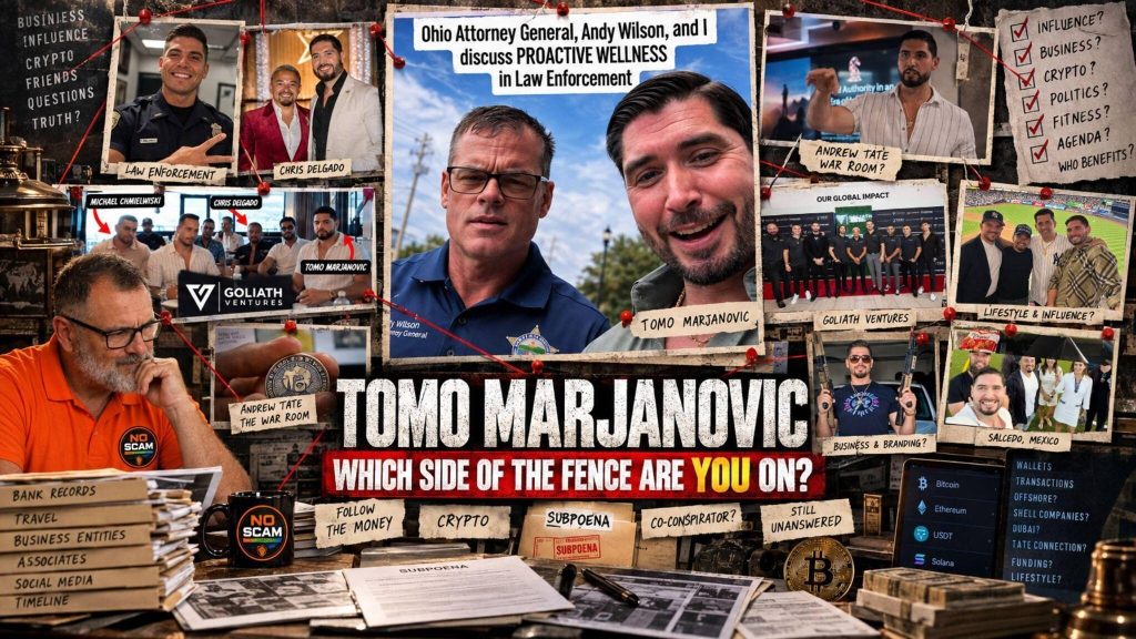 Image 1 of Tomo Marjanovic recently shared a video from the Armor Within Expo showing him alongside Ohio Attorney General Andy Wilson.