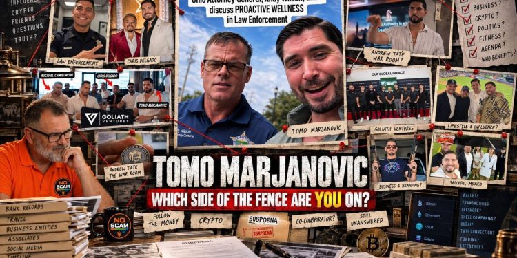 Image 1 of Tomo Marjanovic recently shared a video from the Armor Within Expo showing him alongside Ohio Attorney General Andy Wilson.